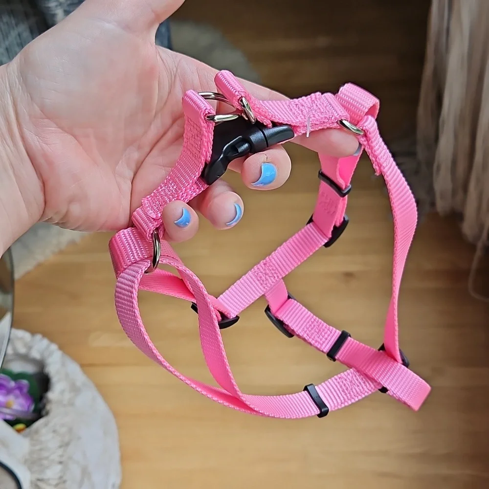 Frisco Step In Back Clip Dog Harness, Pink, Small-Medium - Picture 6 of 7